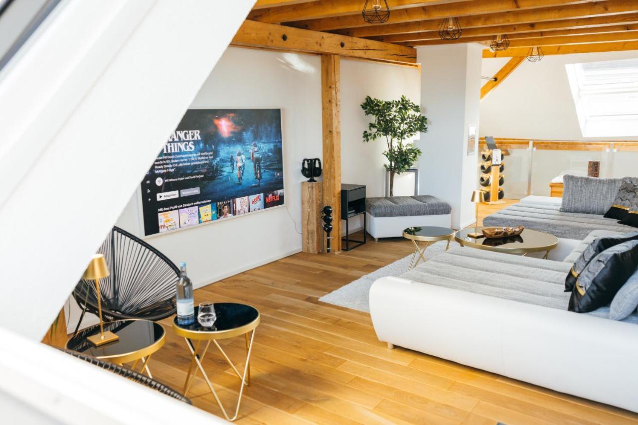 Apartament Heimatel - Luxury Penthouse Loft Ravensburg Zewnętrze zdjęcie