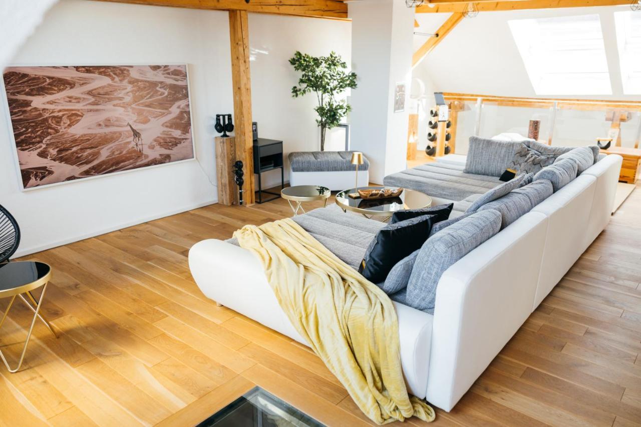 Apartament Heimatel - Luxury Penthouse Loft Ravensburg Zewnętrze zdjęcie