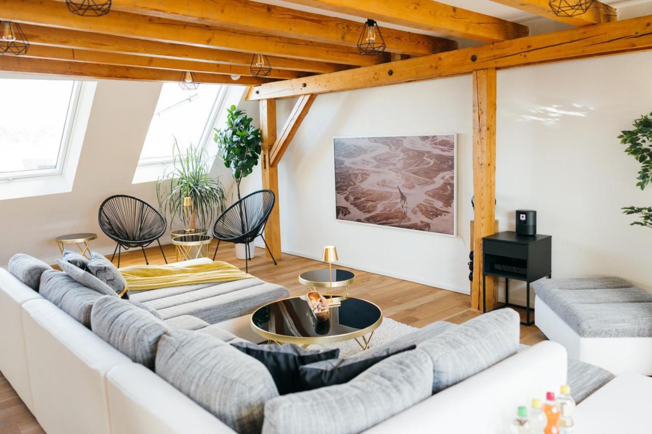 Apartament Heimatel - Luxury Penthouse Loft Ravensburg Zewnętrze zdjęcie